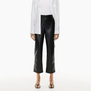 Babaton Cropped Command Pant - Vegan Leather